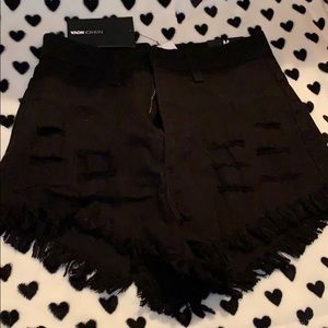 High Waisted Black summer shorts